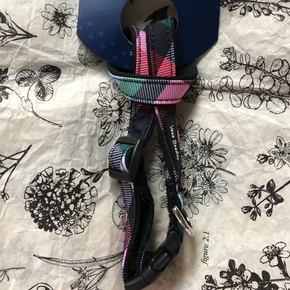 Vera Bradley Ribbons Plaid Dog Pet Collar - Picture 4 of 10